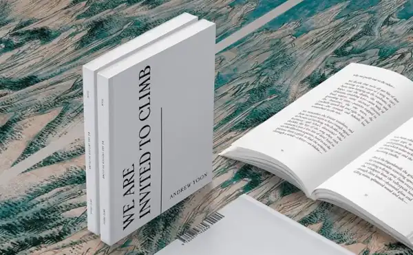 A few copies of a pocketbook titled "We Are Invited to Climb"